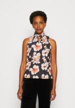 Anna Field kvinner topp svart/rosa P266L428