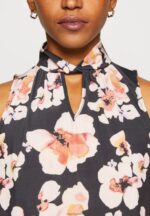 Anna Field kvinner topp svart/rosa P266L428 - Bilde 6