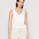 Anna Field kvinner toppen off white P266L399