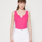 Anna Field kvinner toppen rosa P266L487