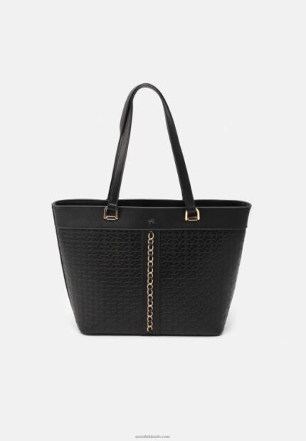 Anna Field kvinner tote bag 802 svart P266L2488