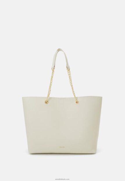 Anna Field kvinner tote bag beige P266L2482