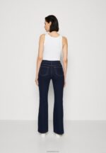 Anna Field kvinner utsvingte jeans mørkeblå P266L666 - Bilde 3