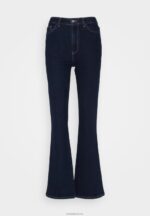 Anna Field kvinner utsvingte jeans mørkeblå P266L666 - Bilde 5