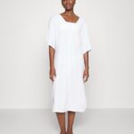 Anna Field kvinner v front strandkjole maxi kjole weiss P266L222