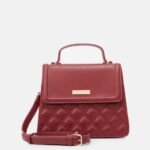 Anna Field kvinner veske 304 bordeaux P266L2330