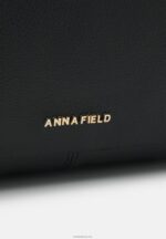 Anna Field kvinner veske i skinn i svart P266L2494 - Bilde 4