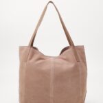 Anna Field kvinner veske i skinn rosa P266L2289