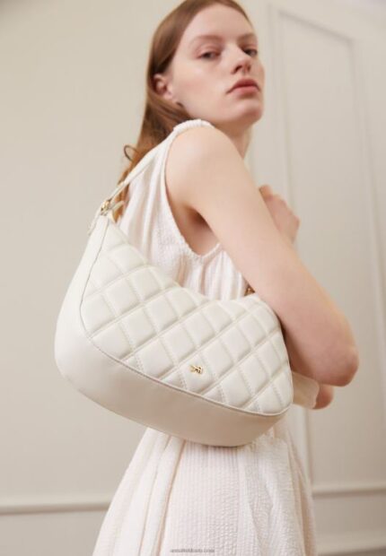 Anna Field kvinner veske off white P266L2350