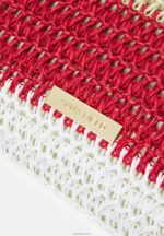 Anna Field kvinner veske off-white/rød P266L2357 - Bilde 4