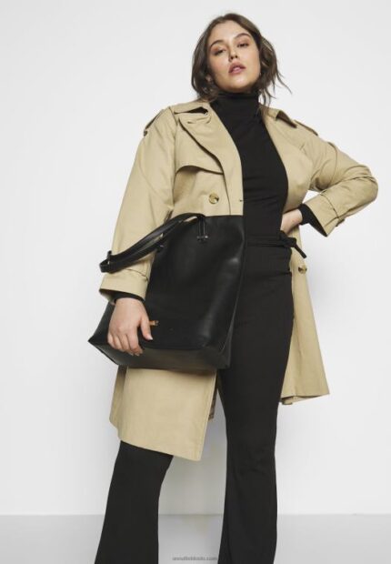 Anna Field kvinner veske svart P266L2480