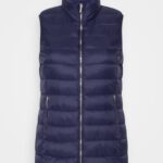 Anna Field kvinner vest blå P266L730