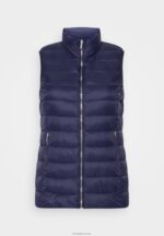 Anna Field kvinner vest blå P266L730