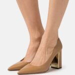 Anna Field kvinner vivian klassiske hæler medium beige P266L1759