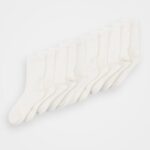 Anna Field kvinner 10 pakke sokker off white P266L1122