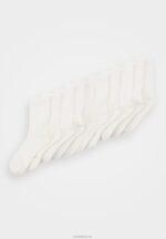 Anna Field kvinner 10 pakke sokker off white P266L1122