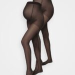 Anna Field kvinner 20 den 2-pak tights svart P266L1095
