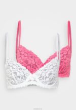 Anna Field kvinner 2 pakke bøyle-BH rosa/beige P266L937 - Bilde 6