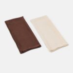 Anna Field kvinner 2 pakke hodeskjerf off-white/brunt P266L2710