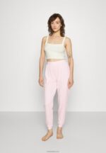 Anna Field kvinner 2 pakke pyjamasbukser sort/hvit P266L1075