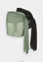 Anna Field kvinner 2 pakke strandtilbehør khaki/svart P266L750 - Bilde 5