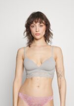 Anna Field kvinner 2 pakke trekant BH grå/rosa P266L924 - Bilde 4