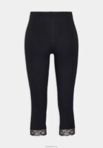 Anna Field kvinner 2-paks leggingsbukse svart/hvit P266L661 - Bilde 3