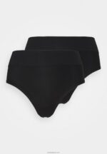 Anna Field kvinner 2 siders høy midje thong string svart P266L1012 - Bilde 6
