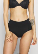 Anna Field kvinner 2-siders shorts med høy midje, svart P266L1010 - Bilde 2
