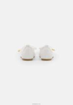 Anna Field kvinner ankelreim ballett pumps hvit P266L2178 - Bilde 4