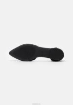 Anna Field kvinner ankelreim ballett pumps svart P266L2155 - Bilde 5