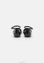 Anna Field kvinner ankelreim ballett pumps svart P266L2173 - Bilde 4