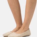 Anna Field kvinner ballett pumps beige P266L2094