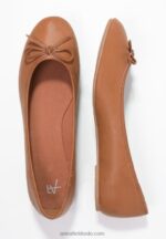 Anna Field kvinner ballett pumps cognac P266L2088 - Bilde 4