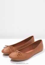 Anna Field kvinner ballett pumps cognac P266L2088 - Bilde 5