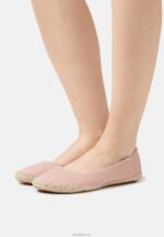 Anna Field kvinner ballett pumps lys rosa P266L2093