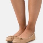 Anna Field kvinner ballett pumps taupe P266L2095