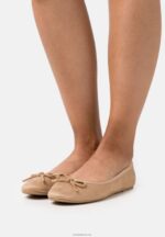 Anna Field kvinner ballett pumps taupe P266L2095