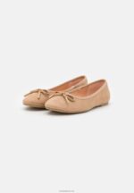 Anna Field kvinner ballett pumps taupe P266L2095 - Bilde 3
