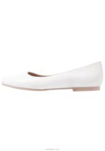 Anna Field kvinner ballettpumper i skinn hvit P266L2072 - Bilde 2