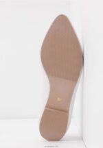 Anna Field kvinner ballettpumper i skinn hvit P266L2072 - Bilde 7