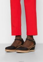 Anna Field kvinner basic lukket tå mid wedge wedges svart P266L1710 - Bilde 4