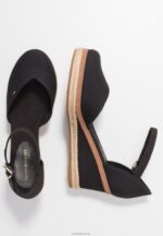 Anna Field kvinner basic lukket tå mid wedge wedges svart P266L1710 - Bilde 8
