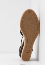 Anna Field kvinner basic lukket tå mid wedge wedges svart P266L1710 - Bilde 9