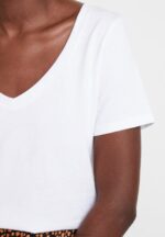 Anna Field kvinner basic t-skjorte hvit P266L247 - Bilde 5