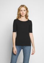 Anna Field kvinner basic t-skjorte svart P266L245
