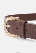 Anna Field kvinner belte bordeaux P266L2744 - Bilde 3
