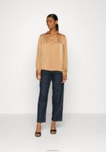 Anna Field kvinner bluse brun P266L695 - Bilde 2