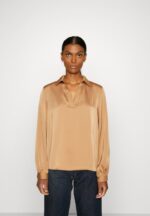Anna Field kvinner bluse brun P266L695