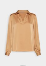 Anna Field kvinner bluse brun P266L695 - Bilde 4